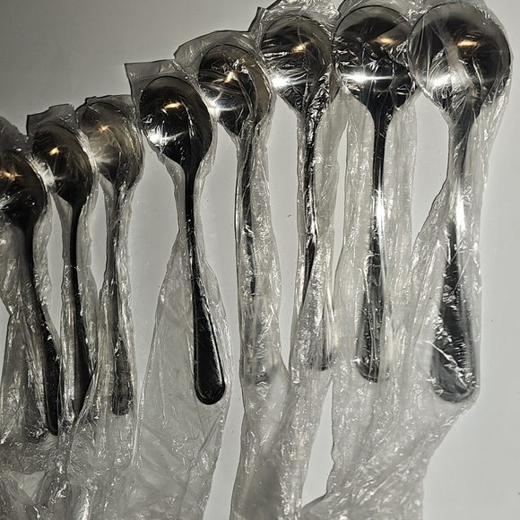 Stainless Steel Soup Spoon, Dinner Spoon, Home Use Round Head Deep Spoon - Picture 3 of 4